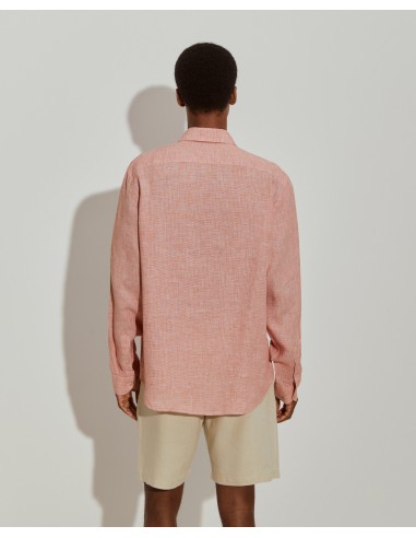 CAMISA LINO NARANJA MICRO