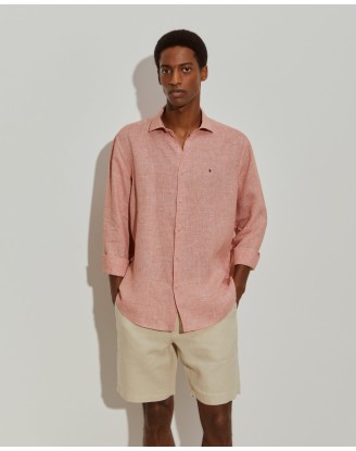 CAMISA LINO NARANJA MICRO