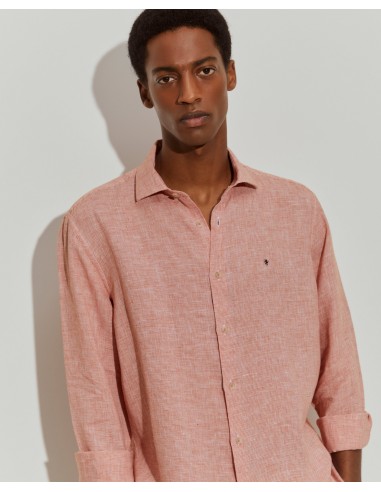 CAMISA LINO NARANJA MICRO