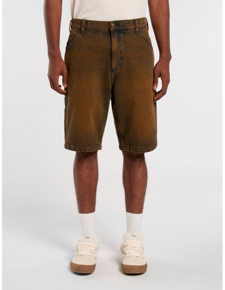 GARYVILLE DNM SHORT INDIGO BROWN