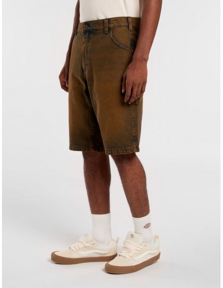 GARYVILLE DNM SHORT INDIGO BROWN