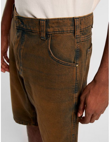 GARYVILLE DNM SHORT INDIGO BROWN