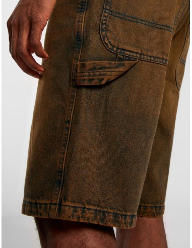 GARYVILLE DNM SHORT INDIGO BROWN