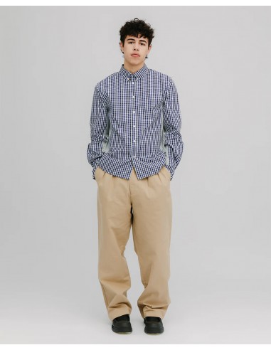 PLEAT CREAM CHINO