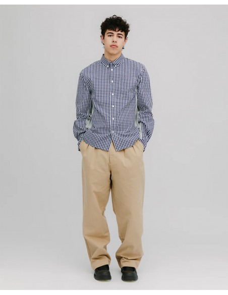 PLEAT CREAM CHINO