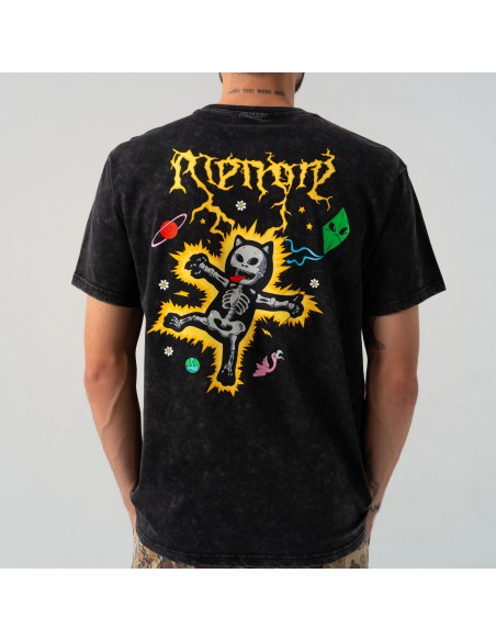 ELECTRIC TEE BLACK WASH