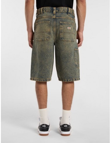 MADISON DENIM SHORT YELLOW FADED IND