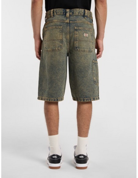 MADISON DENIM SHORT YELLOW FADED IND
