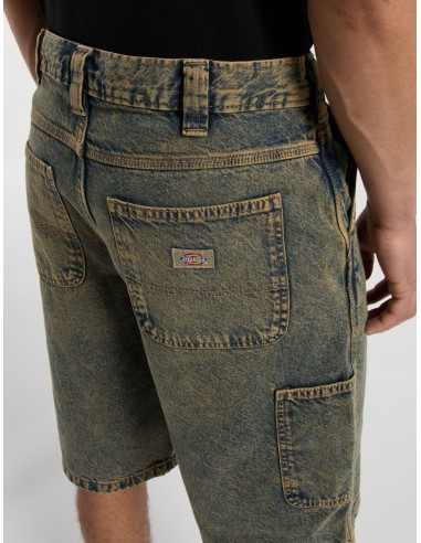 MADISON DENIM SHORT YELLOW FADED IND