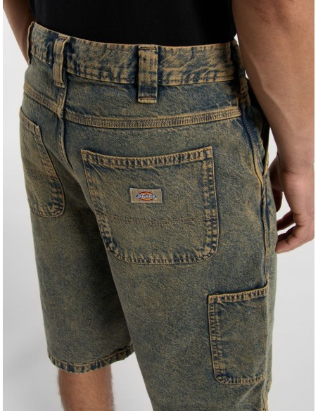 MADISON DENIM SHORT YELLOW FADED IND