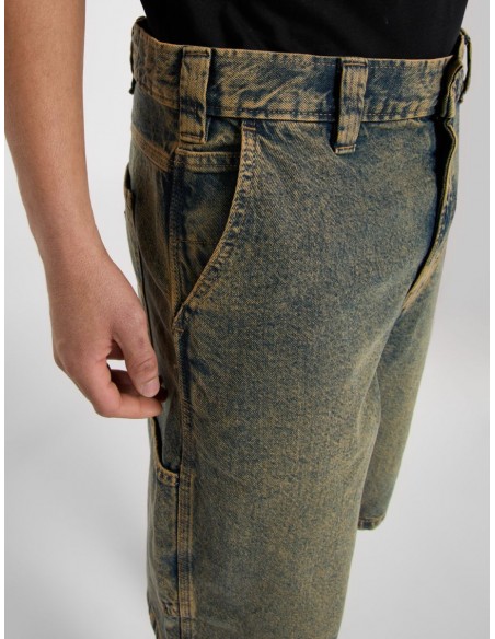 MADISON DENIM SHORT YELLOW FADED IND