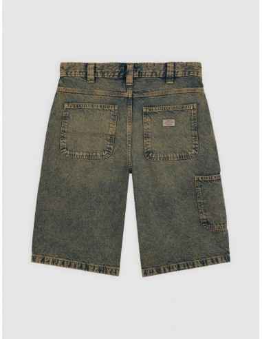 MADISON DENIM SHORT YELLOW FADED IND
