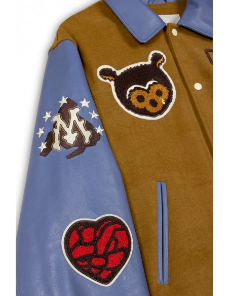 MUD´S THE RESIDENCE BASEBALL JACKET BROWN