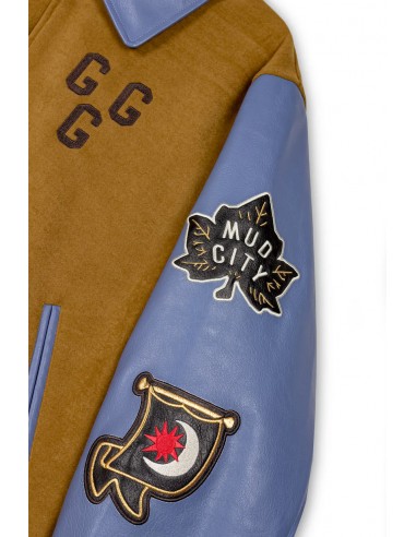 MUD´S THE RESIDENCE BASEBALL JACKET BROWN