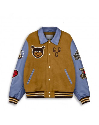 MUD´S THE RESIDENCE BASEBALL JACKET BROWN