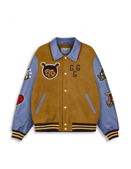 MUD´S THE RESIDENCE BASEBALL JACKET BROWN