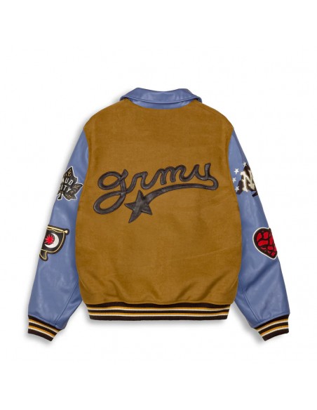 MUD´S THE RESIDENCE BASEBALL JACKET BROWN