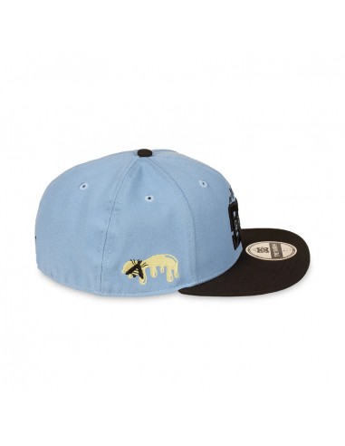 THE SWARM DC SHOES X GRIMEY FITTED CAP BLUE
