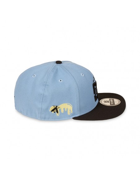 THE SWARM DC SHOES X GRIMEY FITTED CAP BLUE