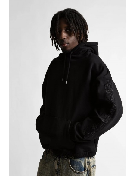 BURY BOXY HOODIE BLACK