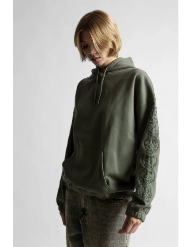 BURY BOXY HOODIE LICHEN GREEN