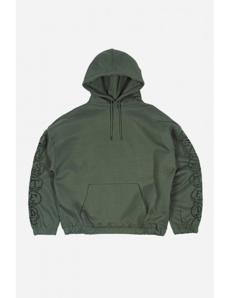 BURY BOXY HOODIE LICHEN GREEN