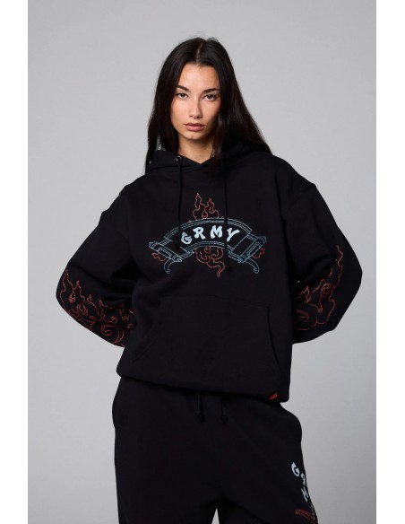 SAMPANS REGULAR HOODIE BLACK