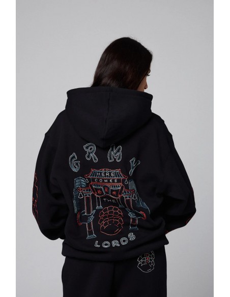 SAMPANS REGULAR HOODIE BLACK