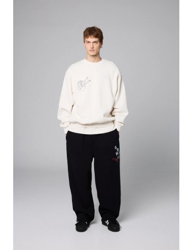 SAMPANS VINTAGE CREWNECK OFF WHITE