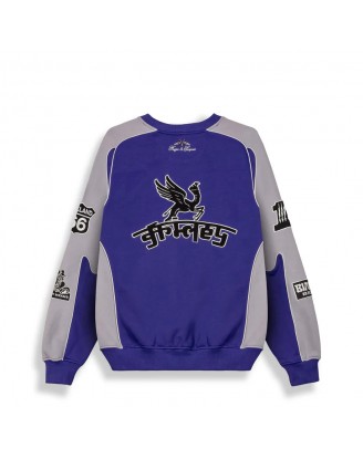 RACE WAR VINTAGE CREWNECK BLUE