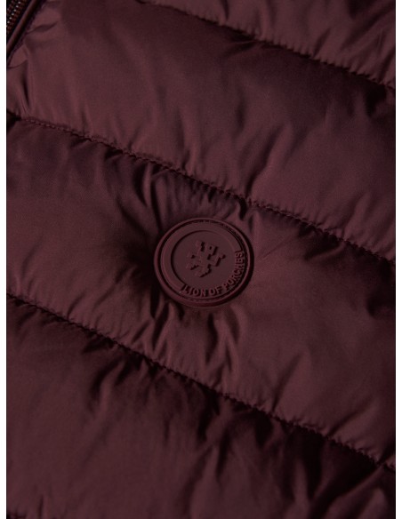 CHALECO ACOLCHADO BURDEOS