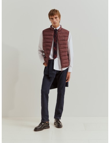 CHALECO ACOLCHADO BURDEOS