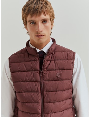 CHALECO ACOLCHADO BURDEOS