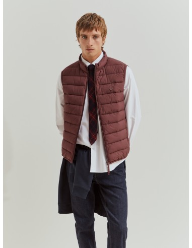 CHALECO ACOLCHADO BURDEOS