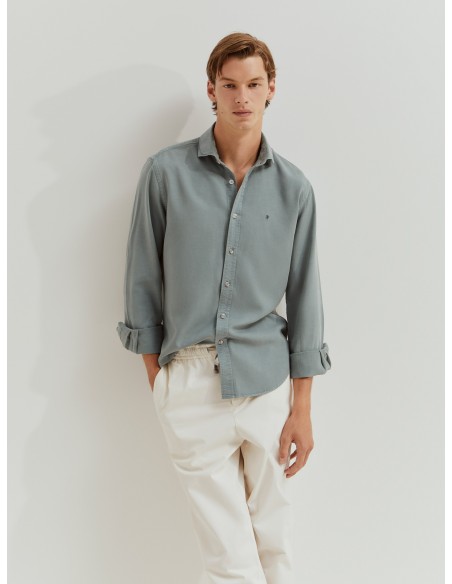 CAMISA SLIM FIT VERDE