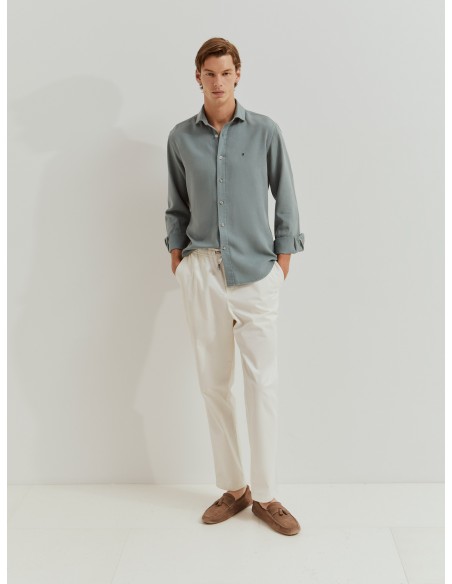 CAMISA SLIM FIT VERDE