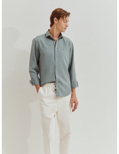 CAMISA SLIM FIT VERDE