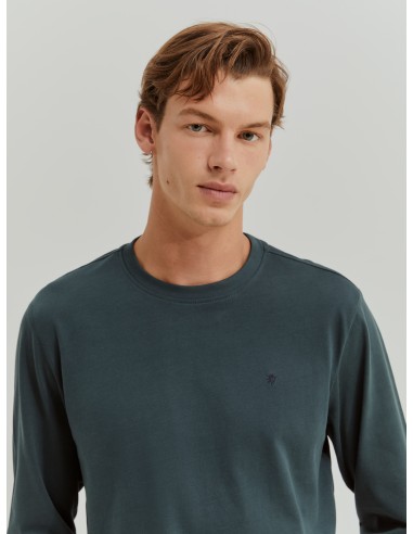 CAMISETA BASICA ALGODÓN VERDE