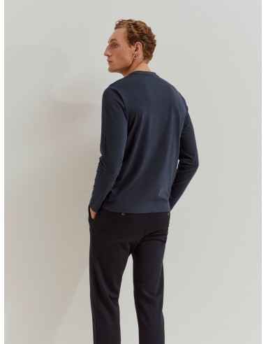 CAMISETA BASICA ALGODÓN MARINO