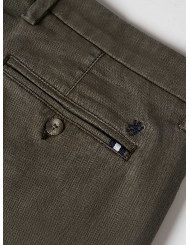 PANTALON CHINO REGULAR VERDE