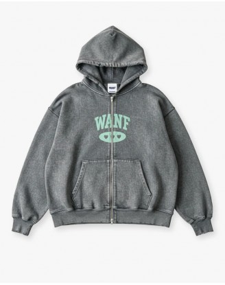 SCHOOL BOXY HOODIE CHARCOAL