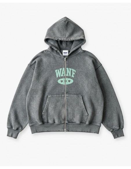SCHOOL BOXY HOODIE CHARCOAL