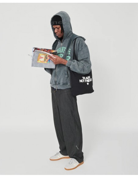 SCHOOL BOXY HOODIE CHARCOAL