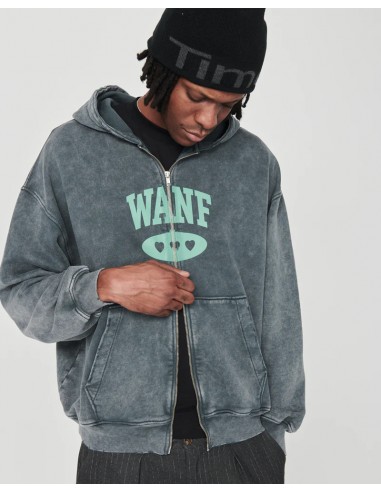 SCHOOL BOXY HOODIE CHARCOAL