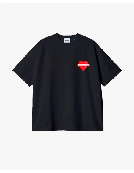 UNION LOVE BLACK BOXY T-SHIRT