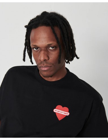 UNION LOVE BLACK BOXY T-SHIRT