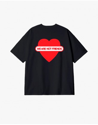 UNION LOVE BLACK BOXY T-SHIRT