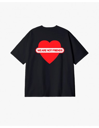 UNION LOVE BLACK BOXY T-SHIRT