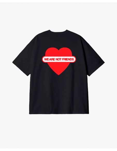 UNION LOVE BLACK BOXY T-SHIRT