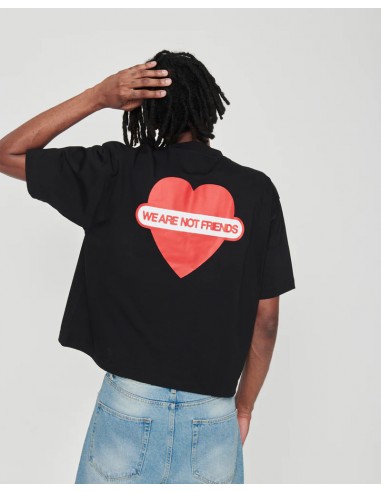 UNION LOVE BLACK BOXY T-SHIRT